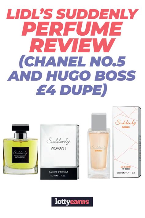 Lidl’s Suddenly Perfume review (Chanel No.5 and Hugo.